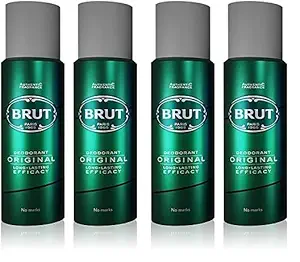 Brut Deodorant Spray for Men | Original | Fresh & Authentic Fragrance | Long Lasting Deo, 2x200 ml (Pack of 2)