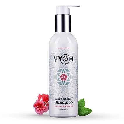 Vyom India Anti Dandruff Shampoo for Men & Women, 2 in 1 Active Conditioning