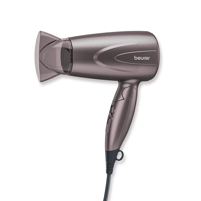 Beurer Professional Foldable Travel Hair Dryer with Ionic Technology