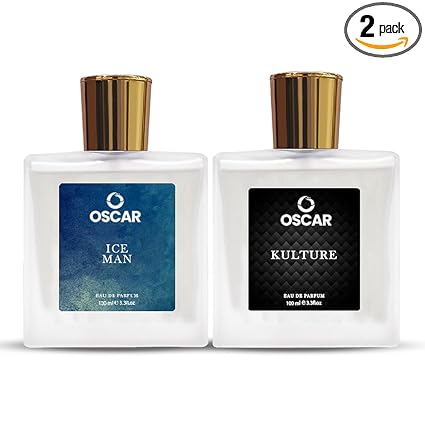 Oscar Ice Man & Kulture Eau De Parfum For Men, 100ml (Pack of 2)