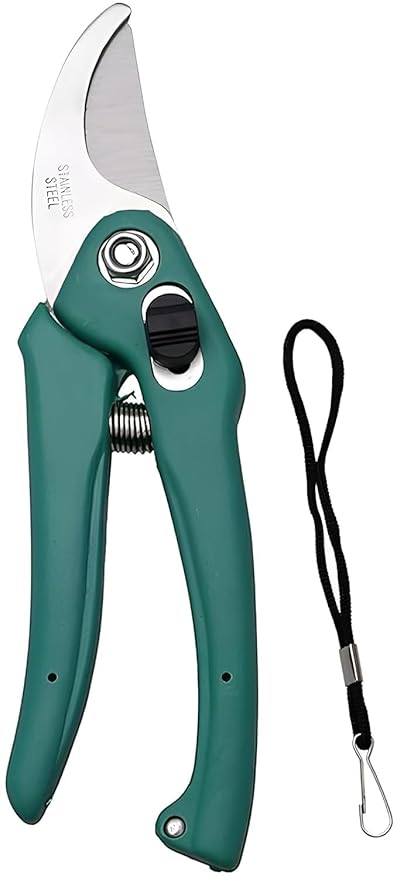 RERANT Hand Pruner Cutter - 1 Pc, Heavy Duty Gardening Tools Grass Cutter, Plant Cutter for Home Garden, Wood Branch Trimmer, Garden Tools Grass Cutting Accessories (Steel Blades, Assorted)