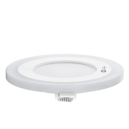 Orient Electric Rainbow Dual Colour Recess Panel 6W - White and Green - Pack of 4