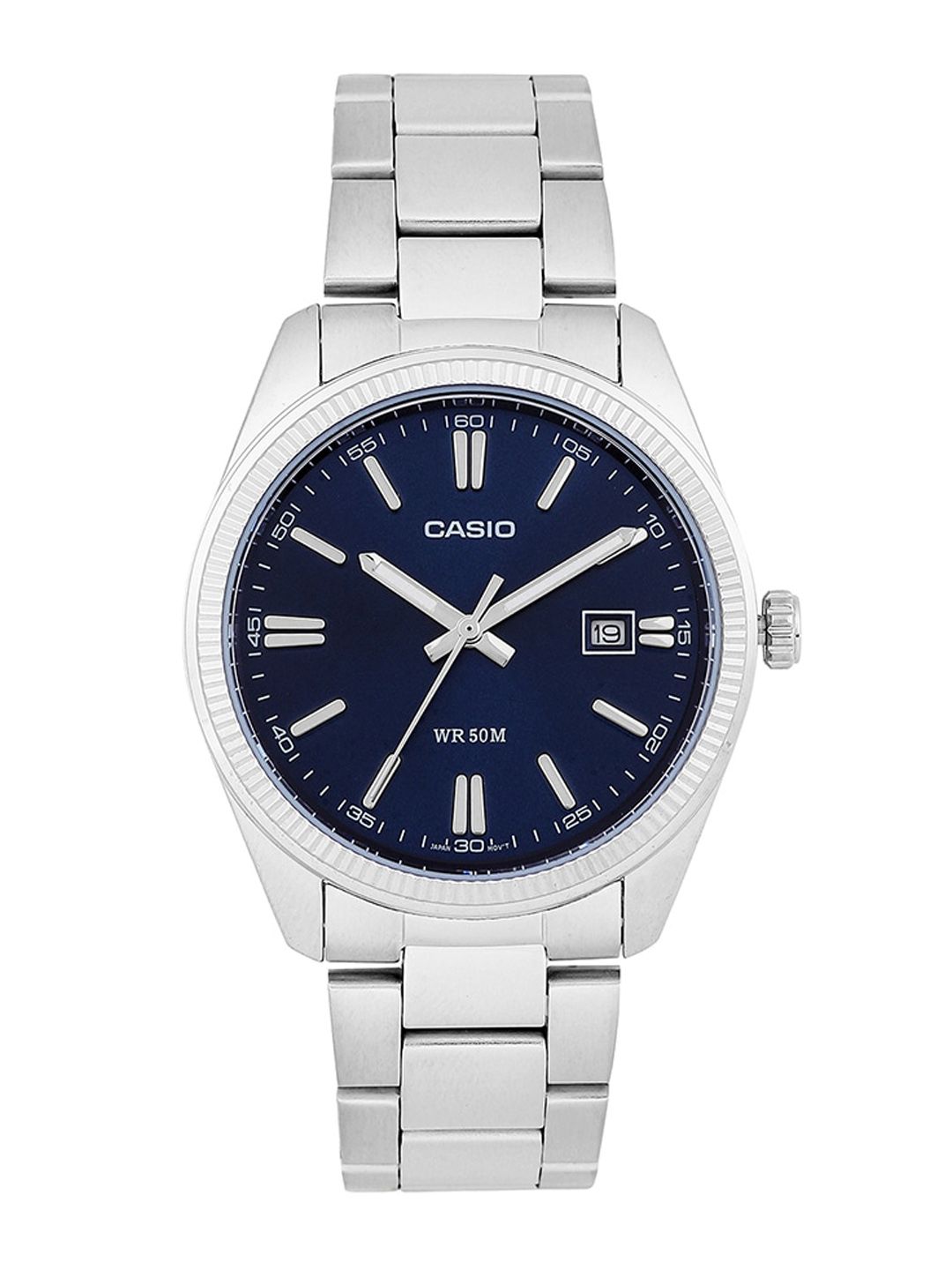 Enticer Men Stainless Steel Bracelet Straps Analogue Calendar Watch A2227