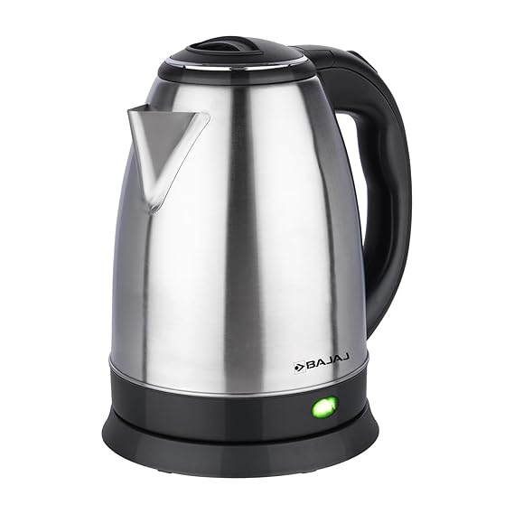 Bajaj KTX 1.8 Litre DLX Electric Kettle | 1350 Watts Kettle with Stainless Steel Body