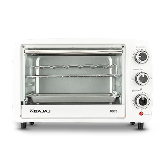 Bajaj 1603 16 Liters Oven Toast Grill (OTG) | 1200W | Cool Touch