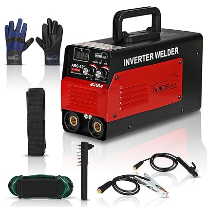 WONDERCUT Inverter ARC Welding Machine WC-ARC220A-R (IGBT) 220A with Hot Start