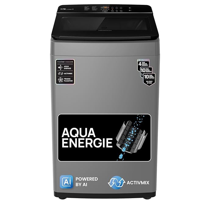 IFB 7 Kg 5 Star with Deep Clean Technology Powered by AI, Fully Automatic Top Load Washing Machine (TL701MG1, ActivMix, Aqua Energie, Med Grey)