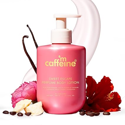 mCaffeine Sweet Escape Perfume Body Lotion for Dry Skin | 300ml