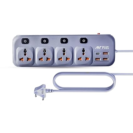 Ant Plus Electric PS431 Power Strip with 10ft Universal Extension Cord