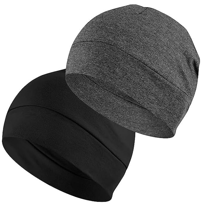 PAROPKAR 100% Cotton lycra Skull Caps for Women Men Cycling Biking