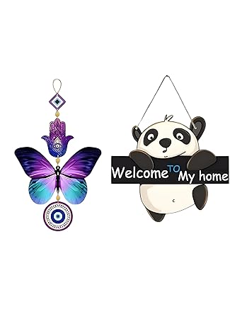UniHouse Wall Art MDF Wooden Hanging for Living Room | Bedroom | Home Decor | Office | Gift | Quotes Items House Decoration, Decorative Hanging Items for Gifting Wall Decor Set Of 2 (Design 31)