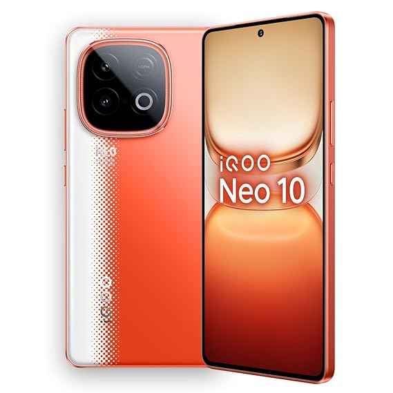 iQOO Neo 10 (Inferno Red, 8GB RAM, 128GB Storage)