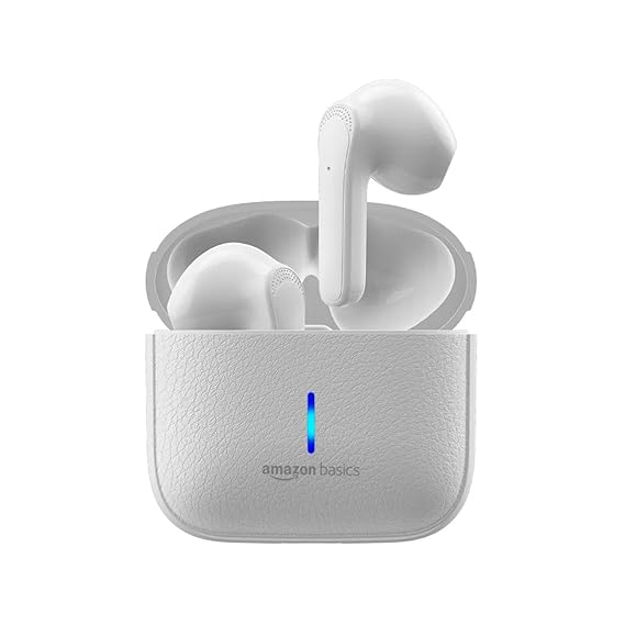 Amazon Basics True Wireless Earbuds with Mic | 10MM Dual Drivers