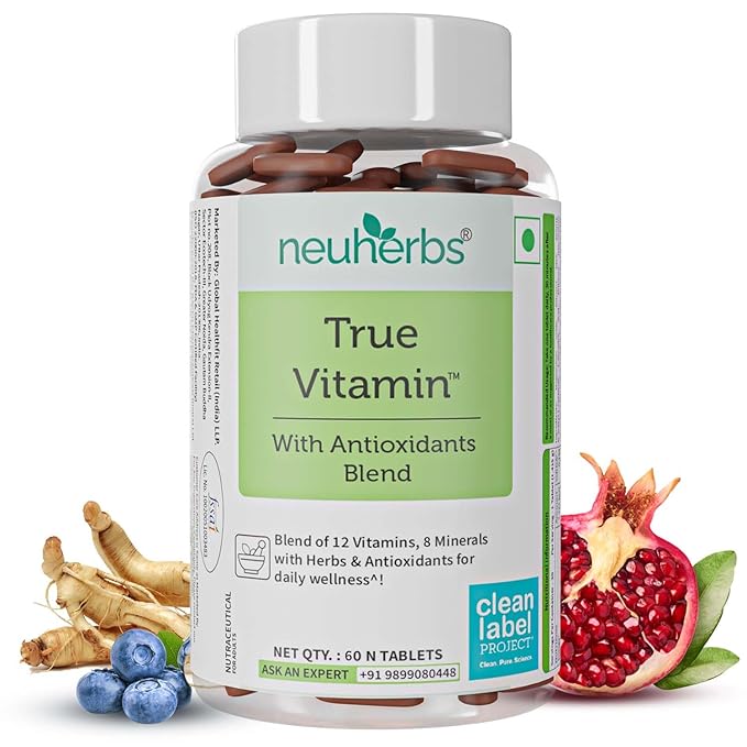 Neuherbs True Vitamin With Iodine Multivitamin For Men And Women