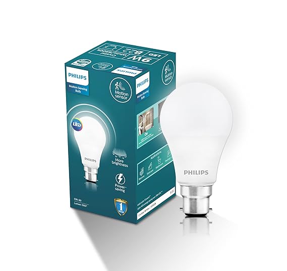 Philips Motion Sensor B22 LED Bulb | Motion Sensor Light for Home