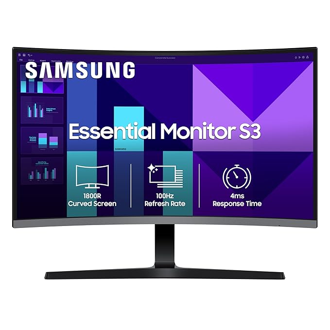 Samsung Essential Series 1800R Curved Monitor