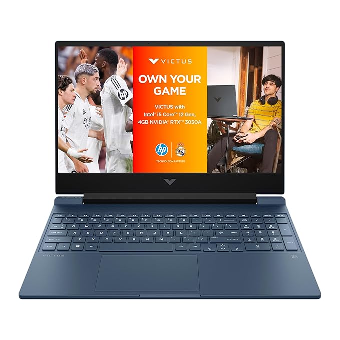 HP Victus, 12th Gen Intel Core i5-12450H, RTX 3050 Gaming Laptop (16GB DDR4, 512GB SSD) 144Hz, IPS, 15.6