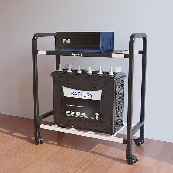 Lifelong Single Battery Inverter UPS Trolley Stand