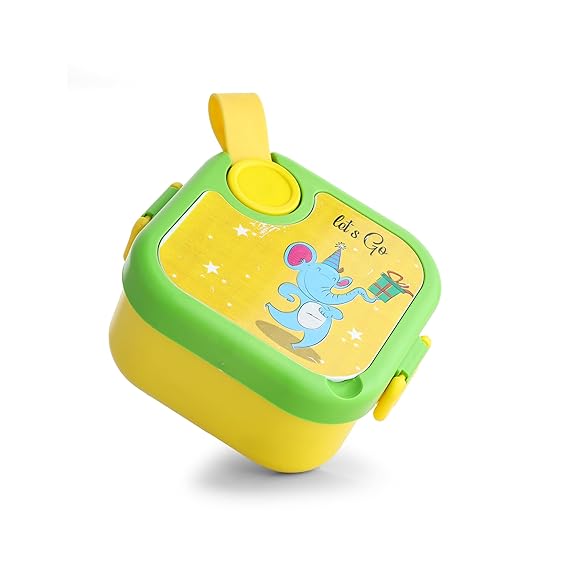 Ganesh Tangy Inner Steel Lunch Box for School Kids & College