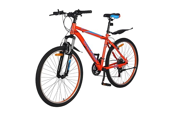 Cockatoo CBC-05 Elite Series 26T & 21 Speed Road Cycle with Shimano Derailleur(DIY Installation, 2 Year Warranty) (Orange) (CBC05)