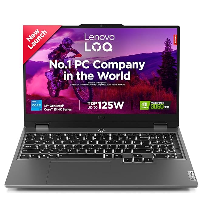 Lenovo Smartchoice LOQ, Intel Core i5-12450HX, Gaming Laptop