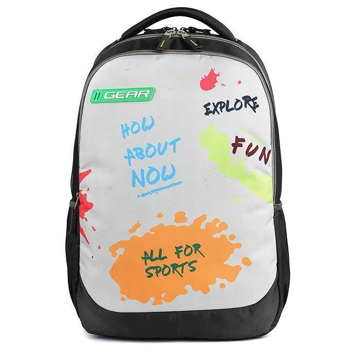 Gear Splash 32L Large Water Resistant School Bag/Kids Bag/Casual Backpack/Daypack/College Bag for Boys/Girls/Men/Women