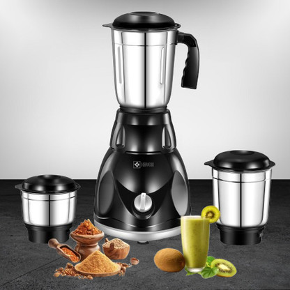 Havok 750 Watt Juicer Mixer Grinder with 3 Jars for Grinding