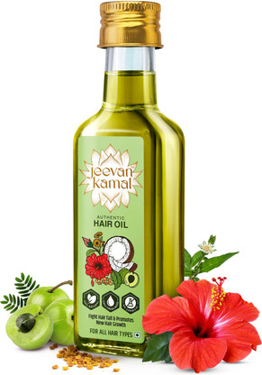 Jeevan Kamal (Authentic) Hair Oil for Reduces Hair Fall & Promote New Hair Growth Nourishes Hair Oil (100 ml)