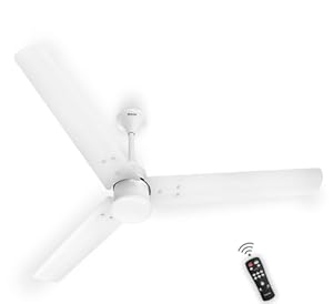 Polycab Silencio Mini 900mm 5-Star BLDC, Remote Ceiling fan for home | 55% Energy Saving, 100% Copper, High Speed, 25 Speed Setting, Reversable & Timer | 4-yr WarrantyMatt White