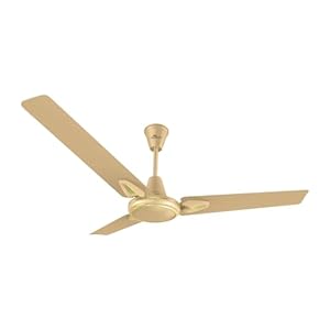 RR Signaure Jetta 1200 MM Designer High Speed Ceiling Fan for Home | Honey Gold, Pack of 1, 2 Years Warranty