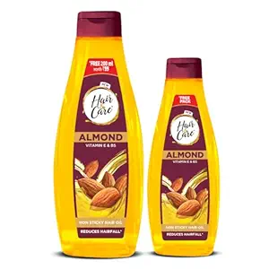 Hair & Care Dry Fruit Oil with Walnuts, Almonds & Vitamin E| Reduce Hairfall |Stronger & Silkier Hair | 500 ml + 200ml Free