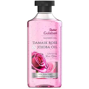 Dabur Gulabari Shower Gel for Exfoliation and Moisturizing