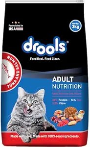 Drools Dry Cat Adult Food Tuna and Salmon 3kg