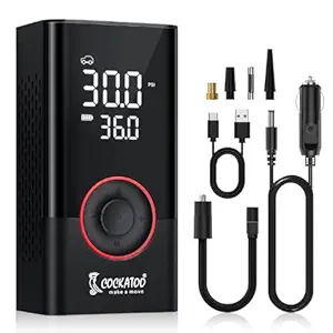 Cockatoo ATJ-005 Portable Air Compressor Pump with Fast Inflation