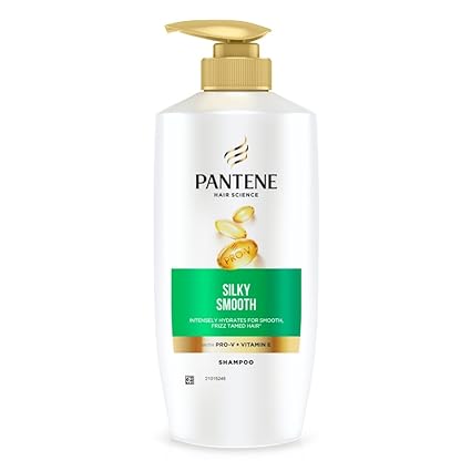 Pantene Advanced Hairfall Solution, Silky Smooth Care Shampoo, Pack of 1, 650ML, Hairfall