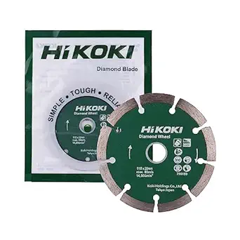 HIKOKI 796159Z-4" (110mm) Diamond Blade with 9 Segments, Pack of 1 Pc, 110 X 1.7 X 8