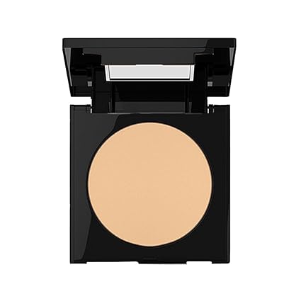 Maybelline New York Powder Foundation, Pressed Powder Compact, Mattifies Skin, Incl. Mirror and Applicator, Fit Me, 235 Pure Beige, 8.5g