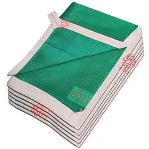BENAVJI High Density Multipurpose Niwar Shade Net Green Sun Shade Sail Square Canopy for Balcony & Garden 75% Protection from Sun & UV Rays 30X10 FEET