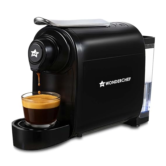 Wonderchef Regalia Capsule Coffee Machine with Frother | Perfect espresso shots