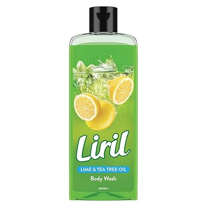 Liril Lemon & Tea Tree Body Wash, 250ml, Refreshing Liquid Shower Gel for Bathing