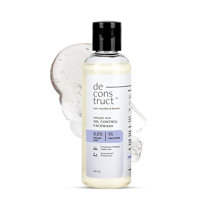 Deconstruct Oil Control Face Wash | 0.5% Salicylic Acid & 1% Niacinamide