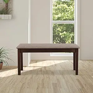 HomeTown Delton Solid Wood Six Seater Dining Bench in Brown Colour