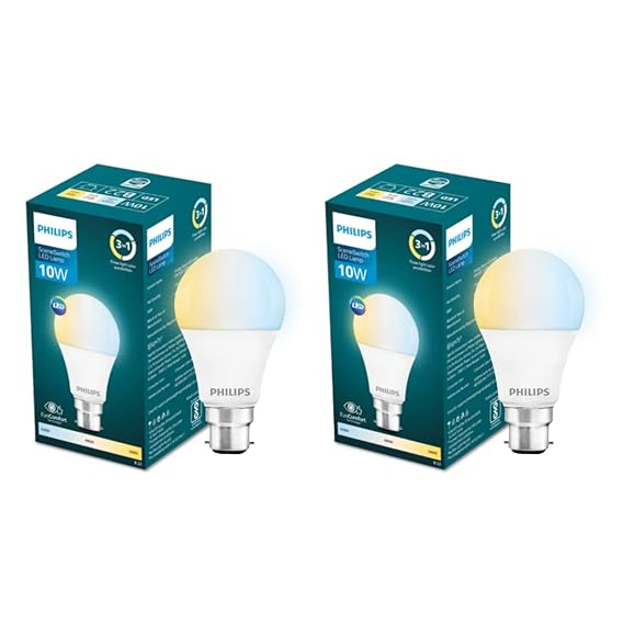 PHILIPS 10w LED Bulb|3 Colors in 1 LED Bulb for Home & Decoration