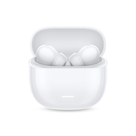 Redmi Buds 5C Bluetooth TWS in Ear Earbuds, Up to 40Db Hybrid Noise Cancellation, Quad Mic, Custom Eq, 10Mins Charge for 2Hours Life, Up to 36Hrs Playback, Gaming TWS|Bass White