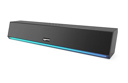 Amazon Basics X20G 16W Bluetooth Soundbar | 2X Bass & RGB Lights