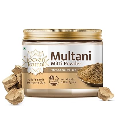 Jeevan Kamal Multani Mitti Powder for Soothing Skin and Hair