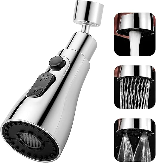 MiniPy Tap Extender for Kitchen Sink, Flexible Faucet with Tap Extension