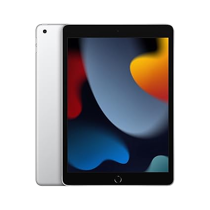 2021 Apple 10.2-inch (25.91 cm) iPad with A13 Bionic chip (Wi-Fi, 256GB) - Silver (9th Generation)