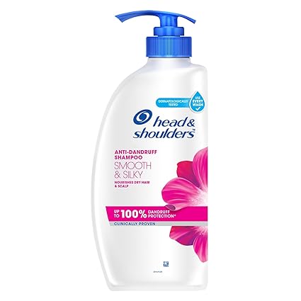 Head & Shoulders Smooth & Silky Shampoo, 715Ml