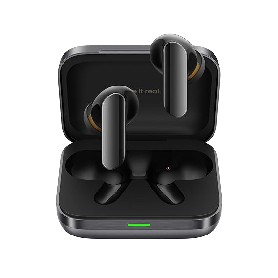 Realme Buds Air 7 Pro with Ai Live Translation,11mm+6mm Dual-dac Driver,48 Hrs Playtime,53 dB ANC,LHDC,45Ms Low Latency,360 Spatial Audio,IP55 Dust & Water Resistant,BT 5.4 (Metallic Grey)